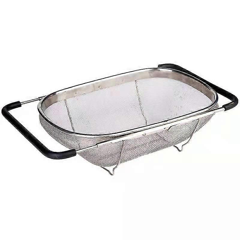 1pc Stainless Steel Adjustable Colander