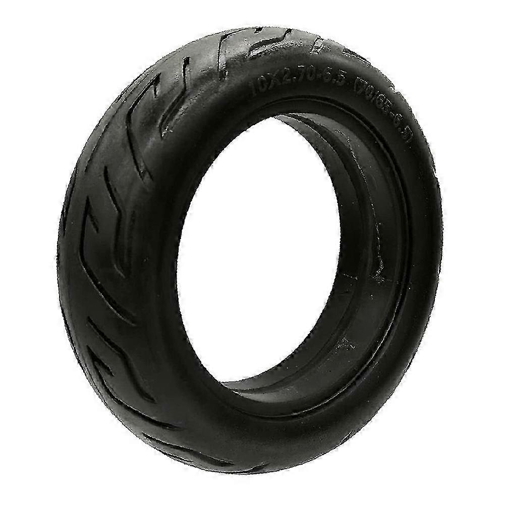 Pneu sólido de 10 polegadas, 10X2.70-6.5 70/65-6.5 Scooter Airless Puncture-Proof Design Explosion-Proof pneus de borracha sólida