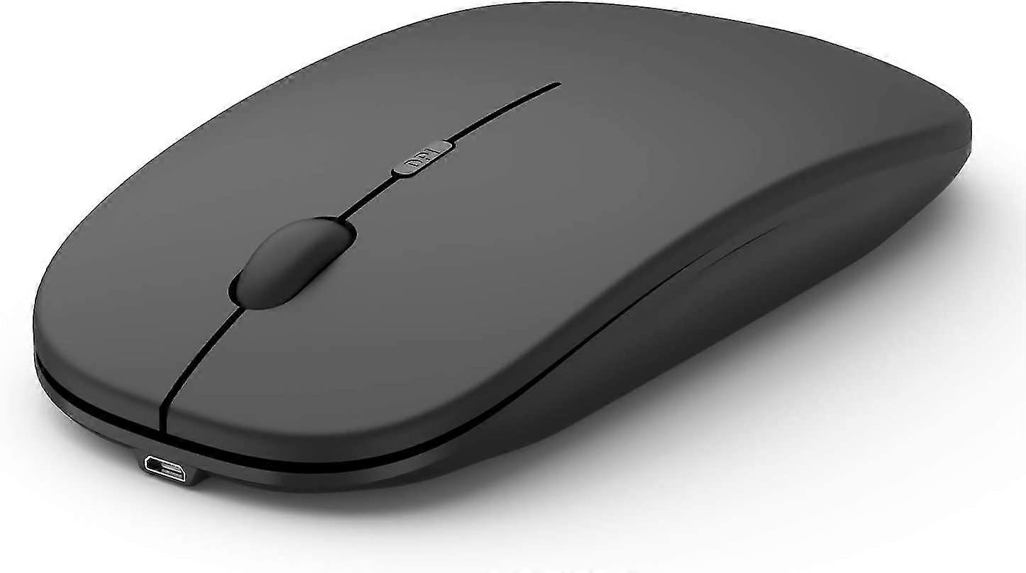 Wireless Silent Rechargeable Mouse 2.4g Slim Mini Quiet Cordless Mouseusb Receiver, 1600 Dpi