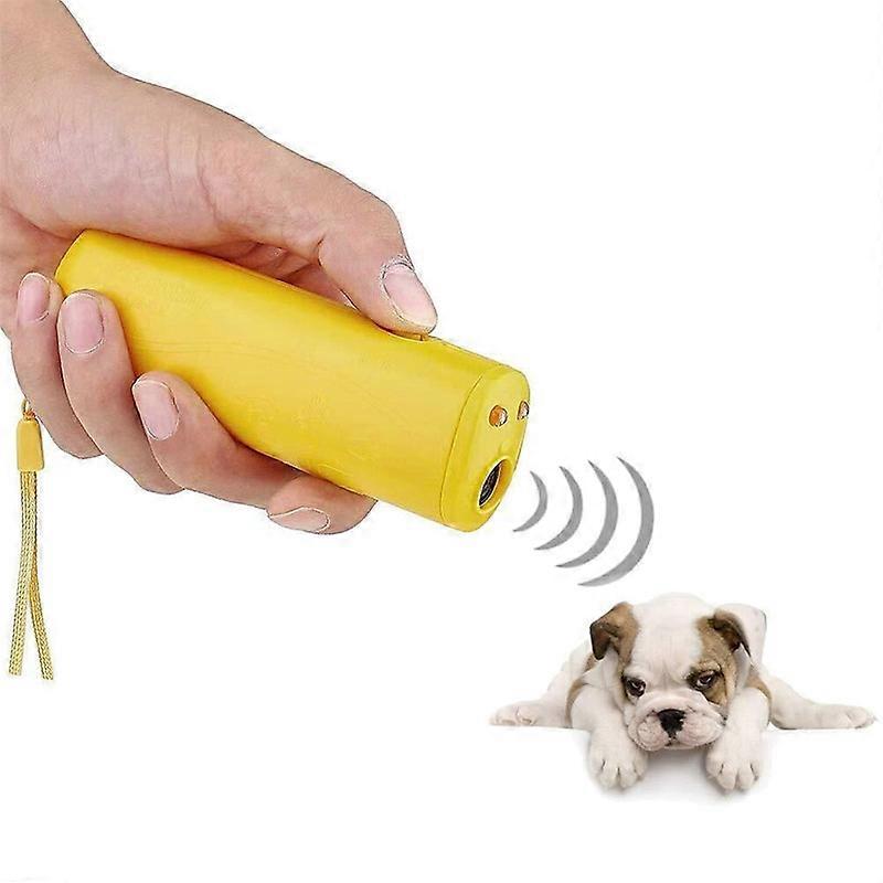 EVAGO Anti Bark Dog Training Antibarking Device Ultrasonic to Stop Dog Barking with Dual LED Light, Safe for Pets Indoors and Outdoors