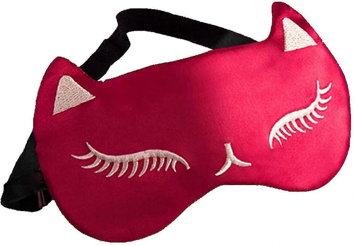 Sleeping Mask And Eye Mask Ultra Smooth Sleeping Eye Mask With Adjustable Straps For Travel, Napping, Night Sleep (1pcs) yu