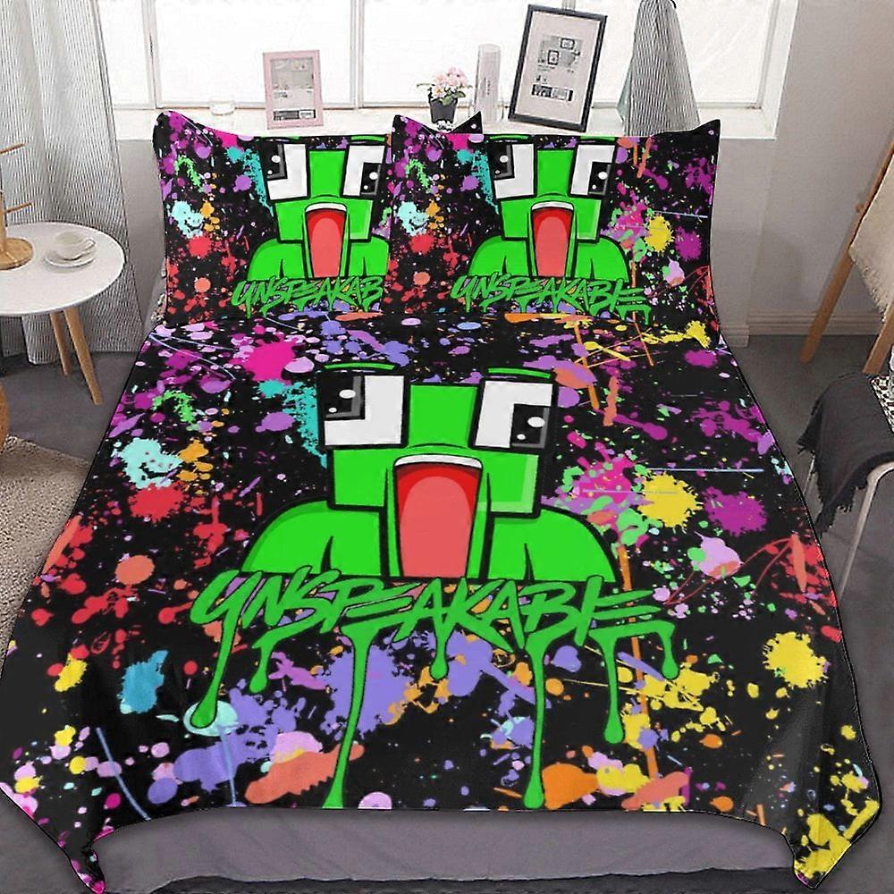 Bedding set HF378 Unspeakable Bedding Set Twin Size,Unspeakable Unspeakable Duvet Cover for Boys Girls Teens,Soft Comfortable Breathable Kid 3 Pcs wit