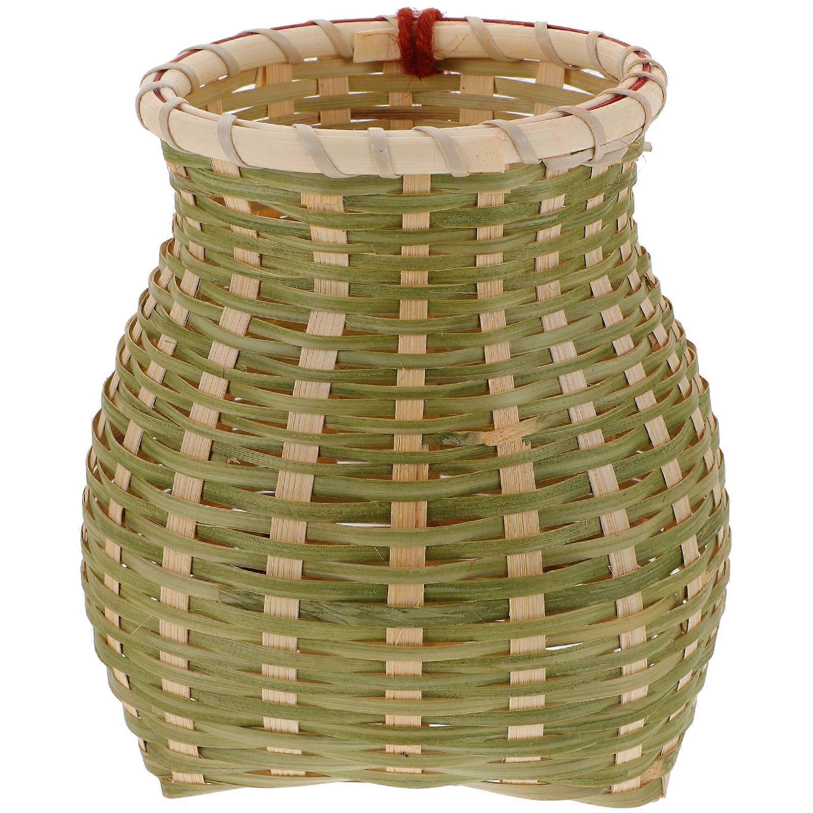 Multi-use Handvävd liten korg Barnkorg Dans Prop Vävd korg