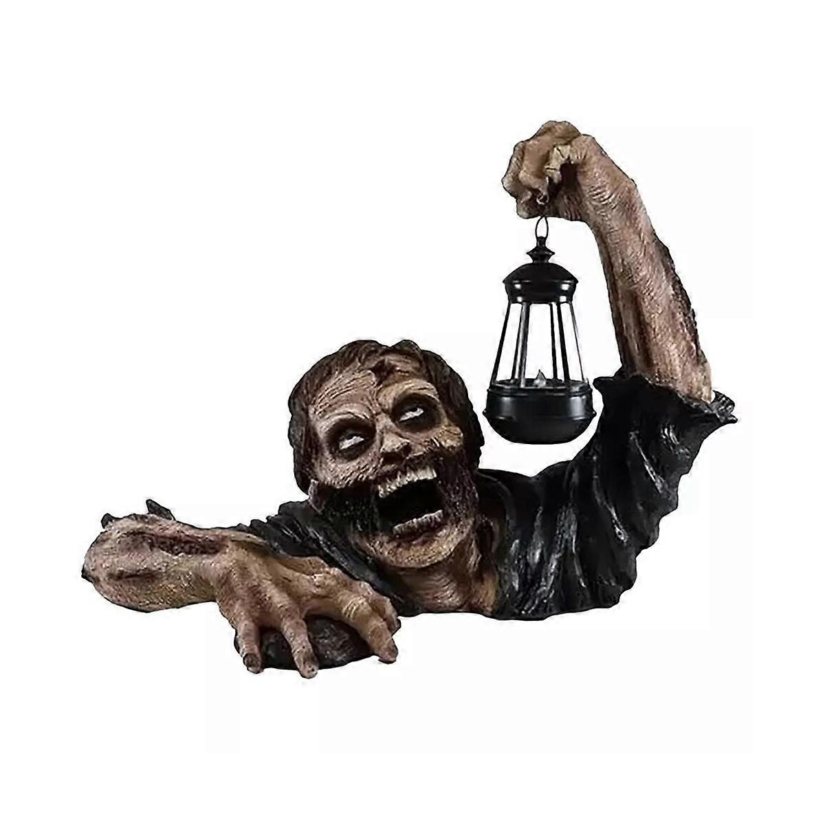 Resin Statue Crafts Halloween Ornament, Halloween Decorations for Yard, Garden