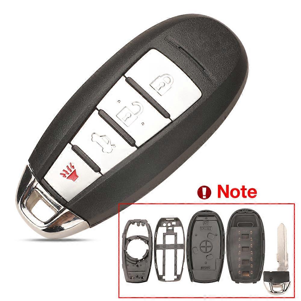 jingyuqiin 2/3/4 Buttons Remote Car Key Shell Case For Suzuki Swift Kizashi SX4 Vitara Remote Key Housing Replace With Small Key
