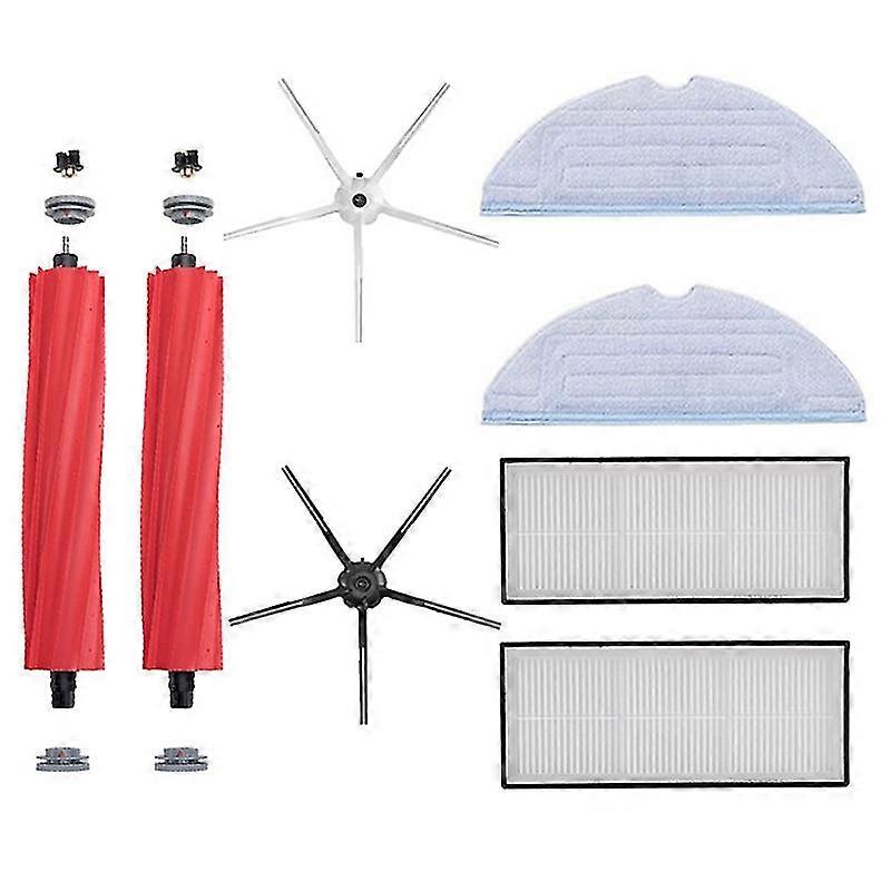 8 Pcs For Roborock S7 T7s Filter Main Brush Mop Cloth Side Brush