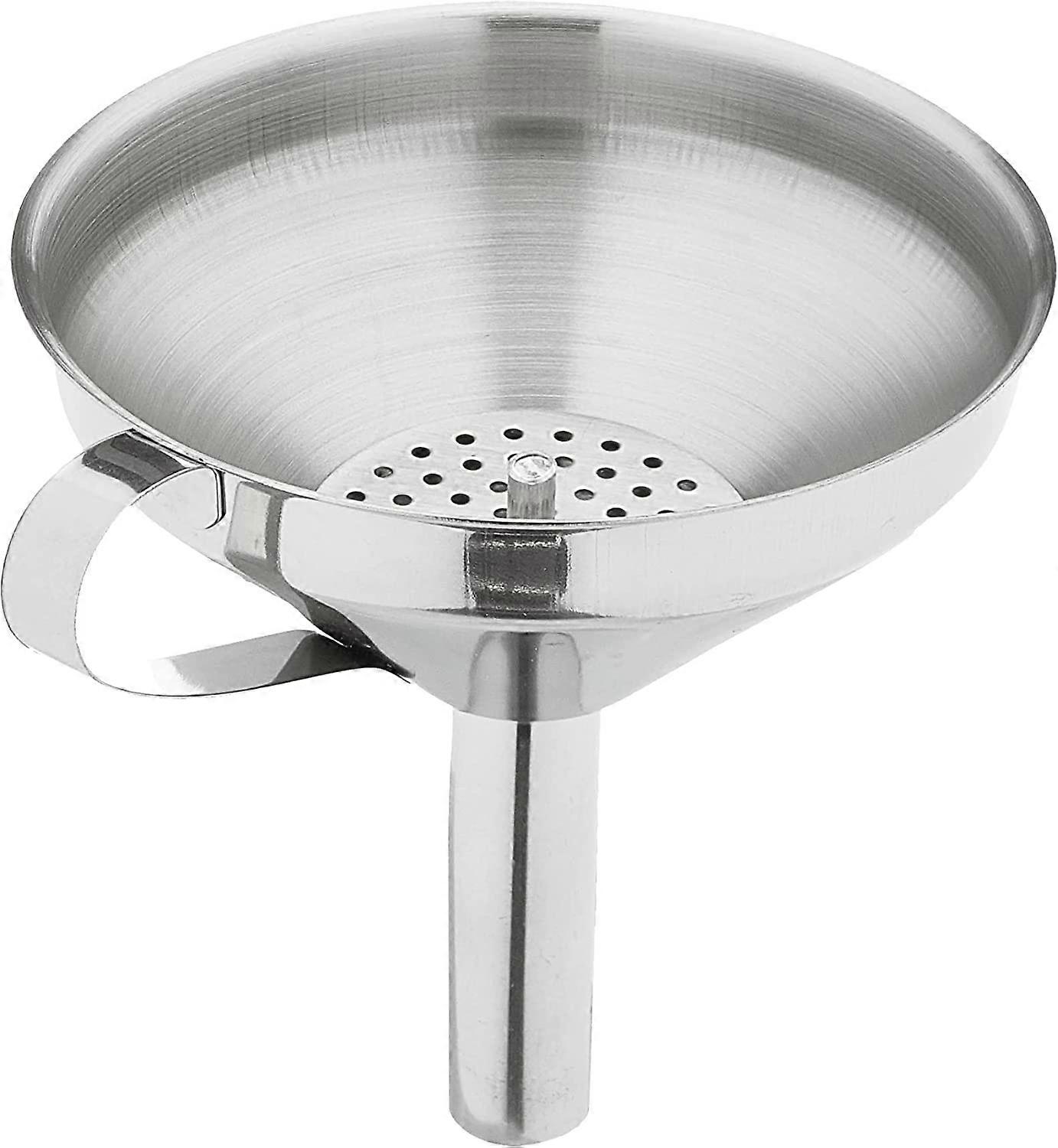 Trychtýř s oslem INOX průměr 10 cm