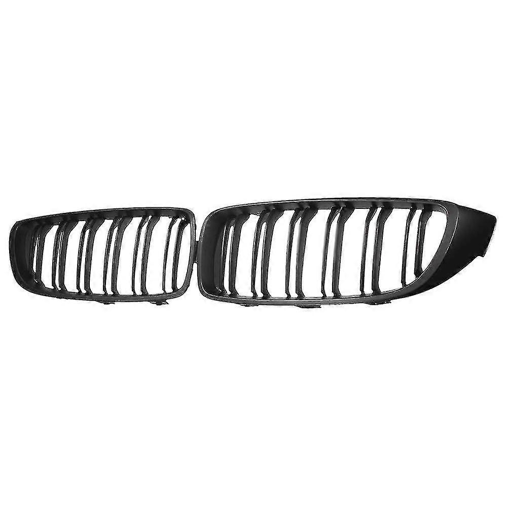 F30 grill, első motorháztető vesék 3-as sorozatú F30 F31 F35 2012-2018 (dupla léc Matt Black Gri
