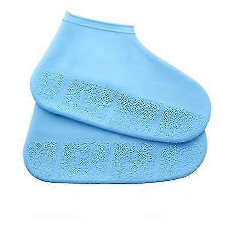 Impermeabile ciclismo pioggia riutilizzabile soprascarpe silicone lattice elastico copriscarpe
