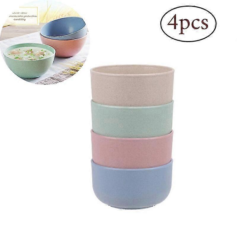 وعاء حبوب صديق للبيئة ، وعاء سلطة مجموعة كبيرة من 4 ، وعاء حبوب جديد ، وعاء حلوى ، وعاء للوجبات الخفيفة ، غسالة صحون وميكروويف آمن للحبوب والسلطة والحساء