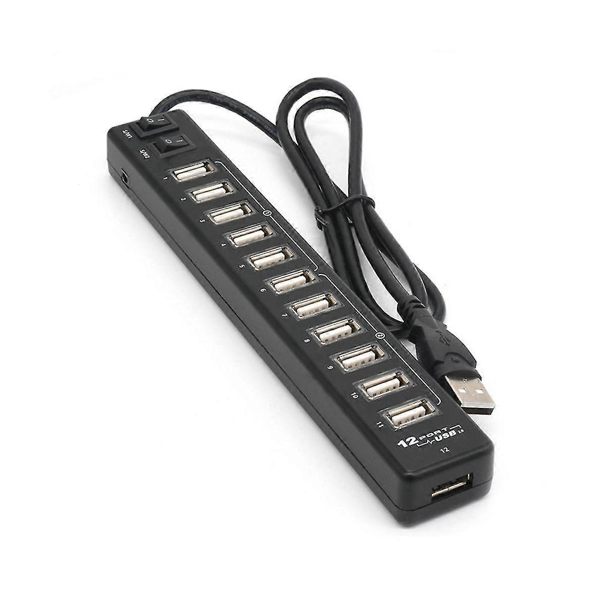 High Quality Usb Hub 12 Ports Usb 3.0 Hub Multi Usb Splitter Switch High Speed Data Transfer For La