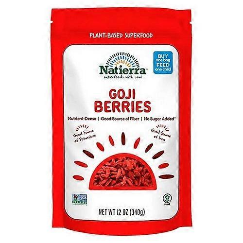 Natierra Goji Berries ,4 Oz(Case Of 12)