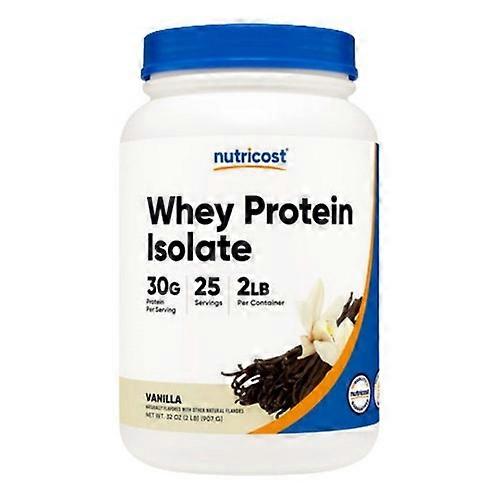 نوتريكوست مسحوق بروتين مصل اللبن المعزول بالعشب بالفانيليا ، 2 رطل