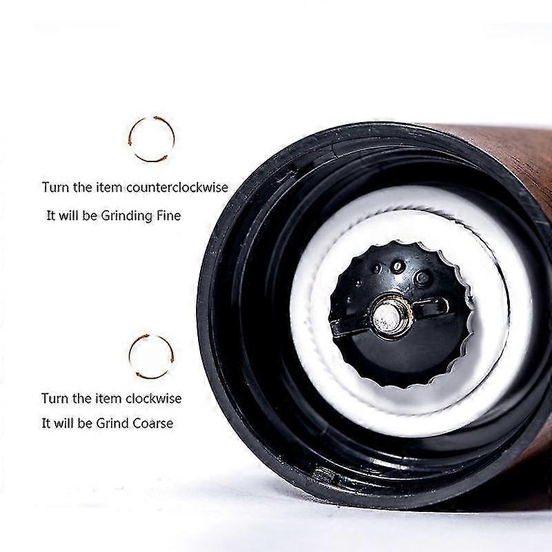 adjustable settings brushed stainless grinder steel manual