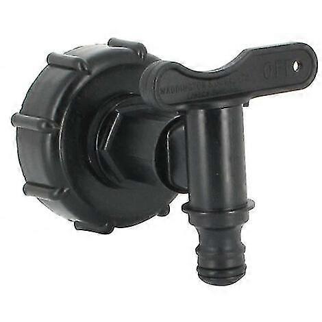 S60X6-montering - HDPE-kran for 1000 L vanntank