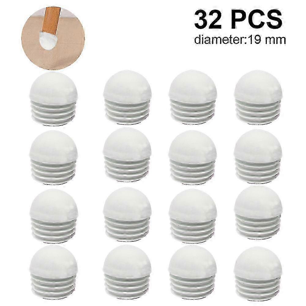 32 Pieces Pipe Plugs, Round End Cap, Pipe, Lamellar Plugs p202411261233