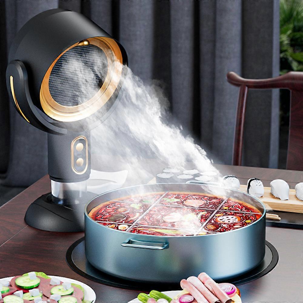 Mini Desktop Range Hood Large Capacity Removable Range Hood for Tables