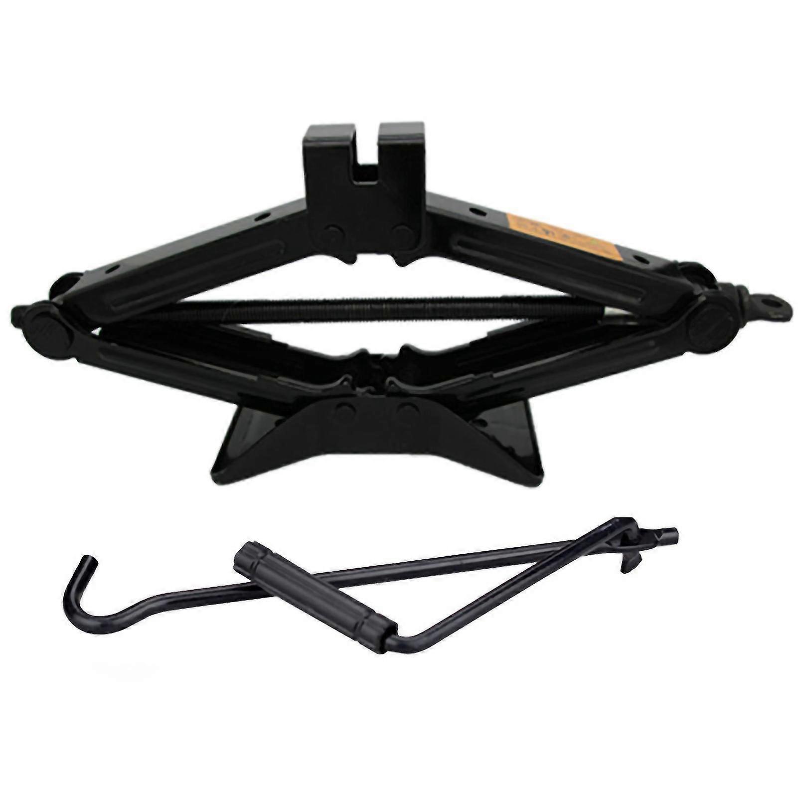 Cric élévateur à ciseaux de voiture en acier robuste 2T - Conception stable, hauteur extensible, poignée de force d’économie (10,5-40 cm)