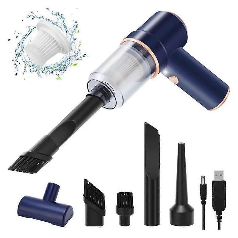 Handheld Vacuum 8000Pa, Portable Hand- Cordless Vacuum Cleaner120W Rechargeable for Car, Home, Offi