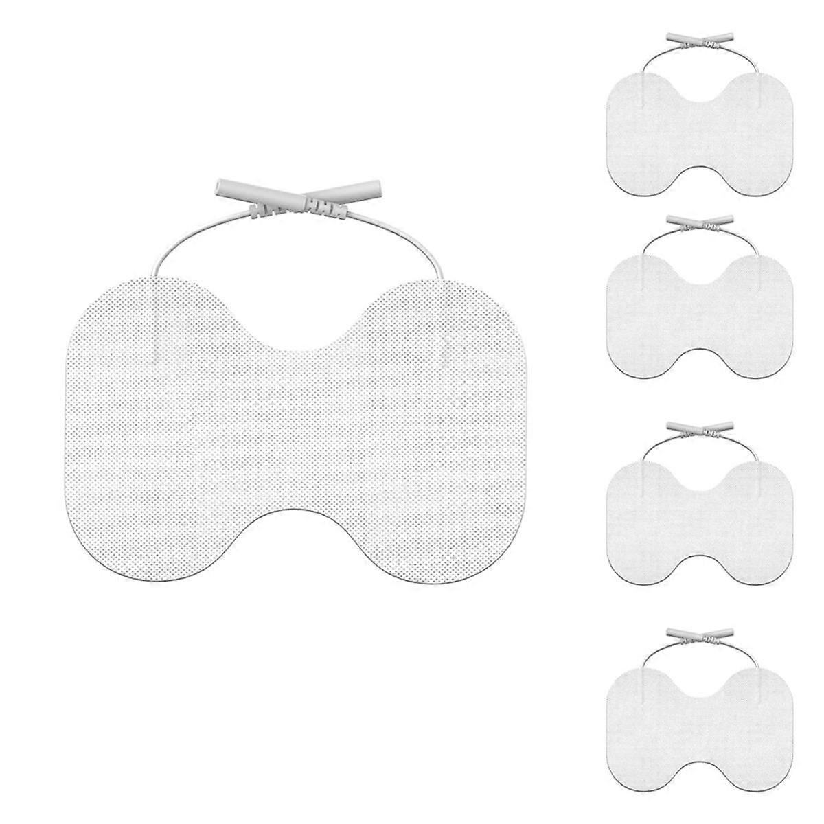 TENS Unit Replacement Pads - 4.5x6In Butterfly Shaped Electrode Pads Universal Compatibility, Pack