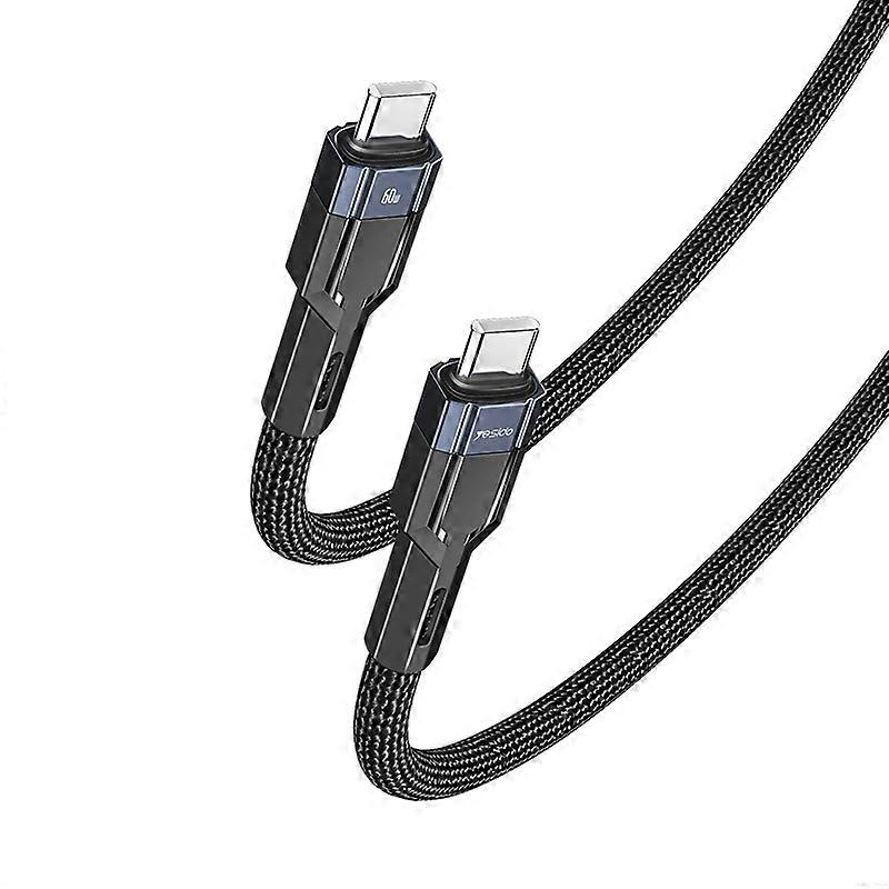 IDO CA108 1.2m Type-C to Type-C OD0.6 Charging Cable