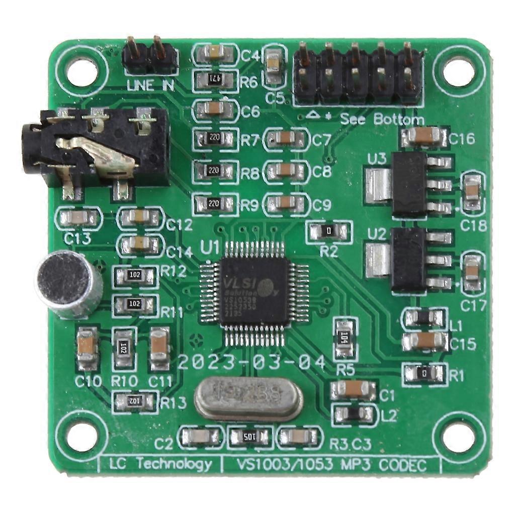 VS1053 MP3 Audio Player Module SPI-interface OGG Encoding Recording Control