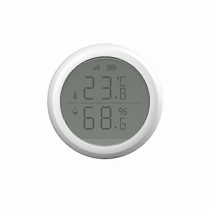 Tuya Zigbee Wifi Wireless Temperature Sensor Indoor Home Automat Alarm Temperature Sensor Home