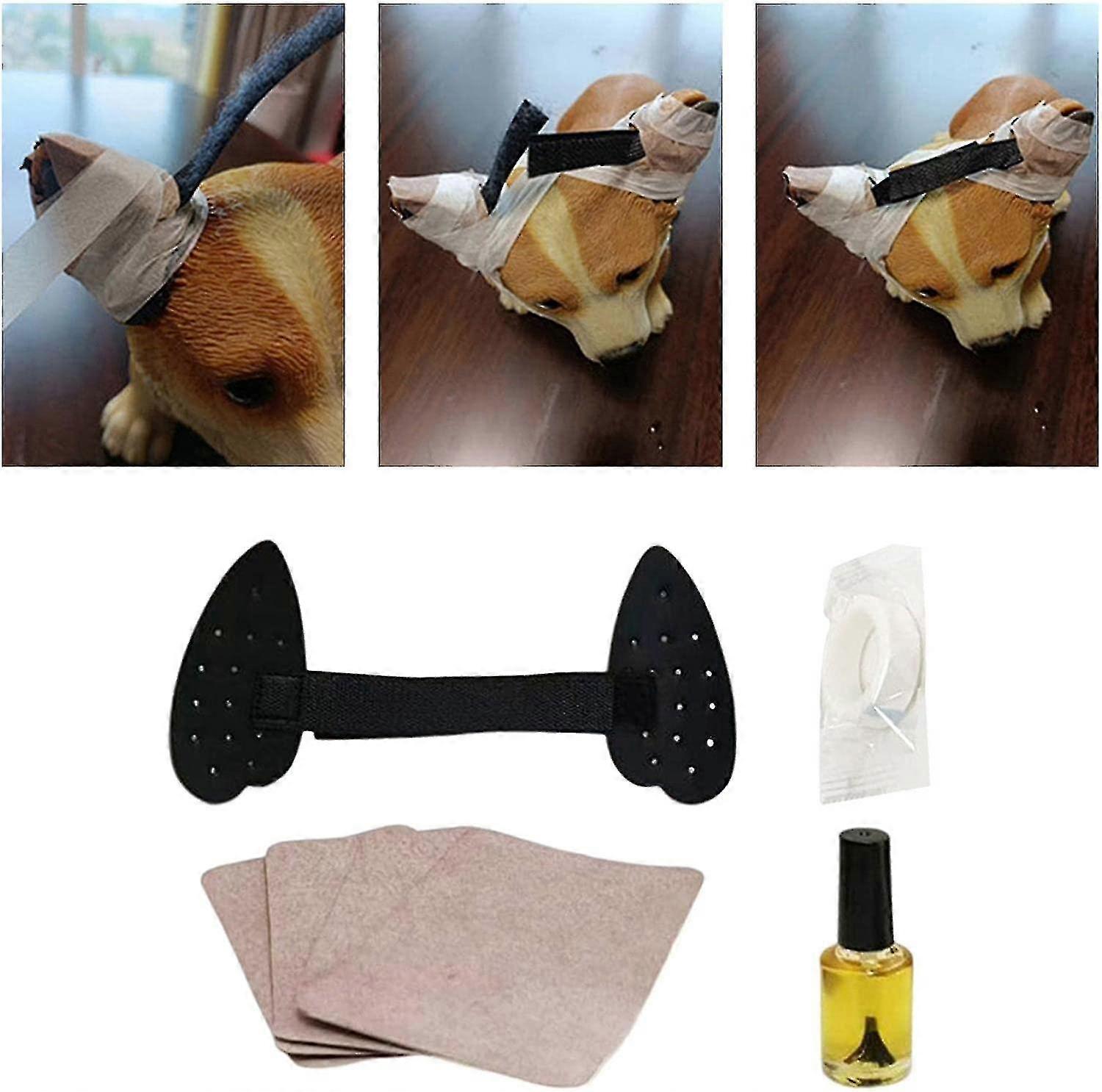 Dog Ear Posting Kit, Dog Ear Stand Sticker Up Support Tool, Puppy Ear Support Tools, Dog Ear Stand Up Support With Tape