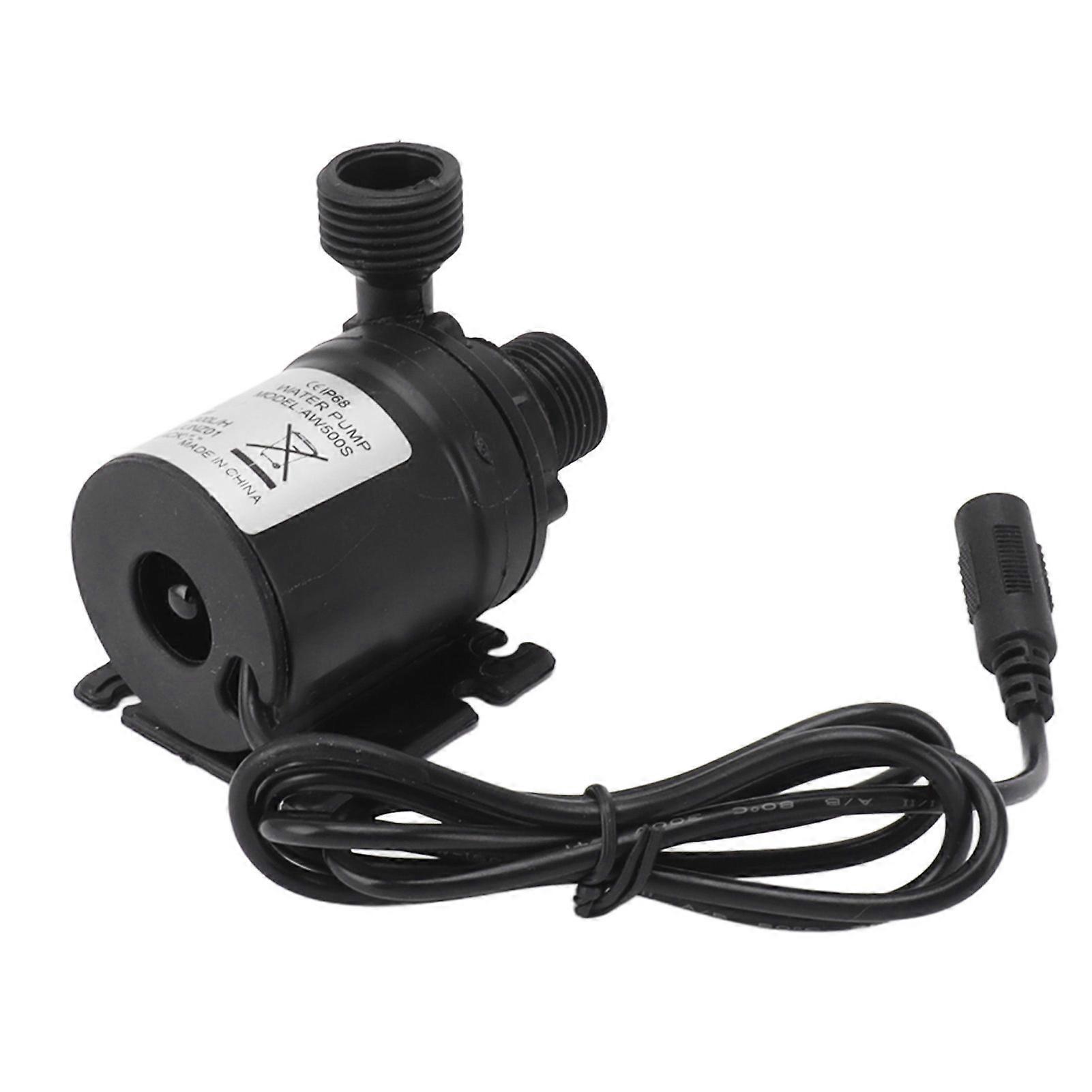 Pompe à eau de machine à glace Pompe de surpression de circulation d’eau miniature pour lave-vaisselle Machine à boissons DC 12V 19W