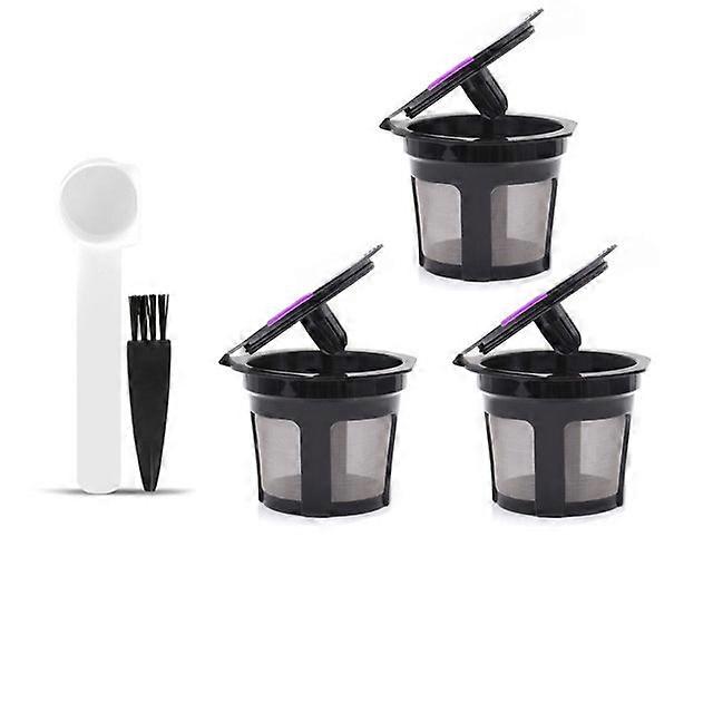 3 Pack Reusable K Cups For Keurig, Reusable K CUP Coffee Filter Refillable Single K CUP for Keurig 2.0 1.0 BPA Free Coffee Pods