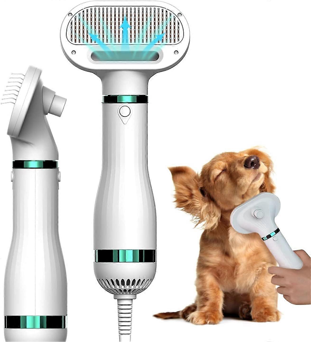 Dww-Sche-cheveux pour chiens - II, 280W 2-en-1 Brosse sche-cheveux pour le toilettage des chiens et chats de petite et moyenne taille