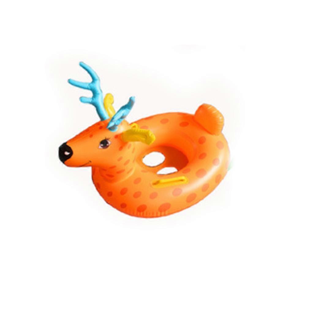 Deer Pool Float Inflatable Swimming Ring with Seat for Kids