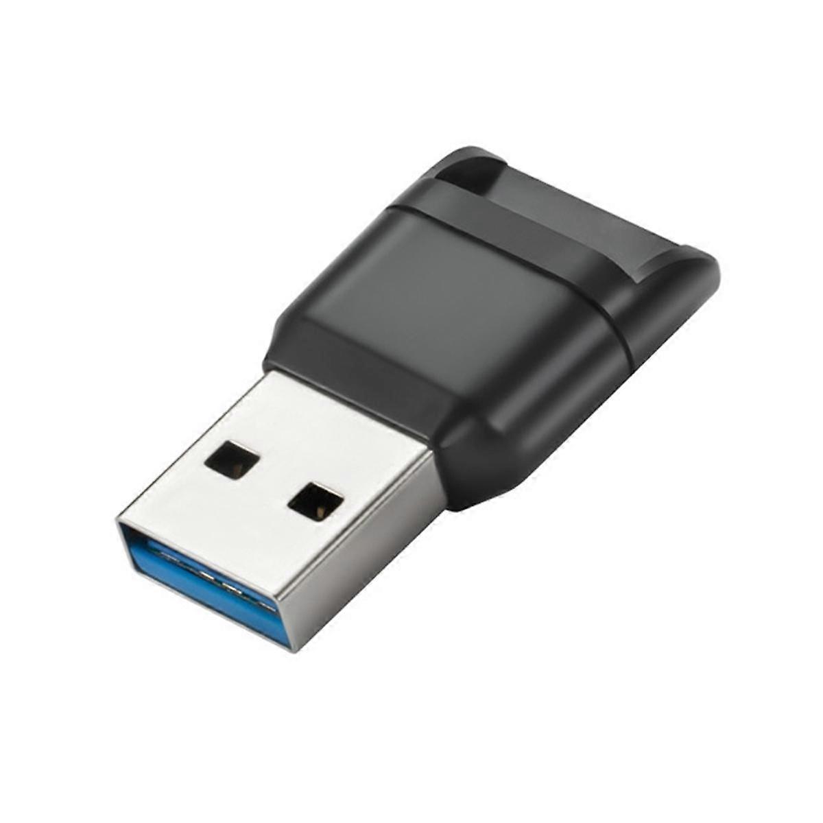 Speicherkartenleser-Adapter USB 3.0 Hochgeschwindigkeits-Flash-Speicherkartenadapter für TF-PC-Computer-Laptop Schwarz