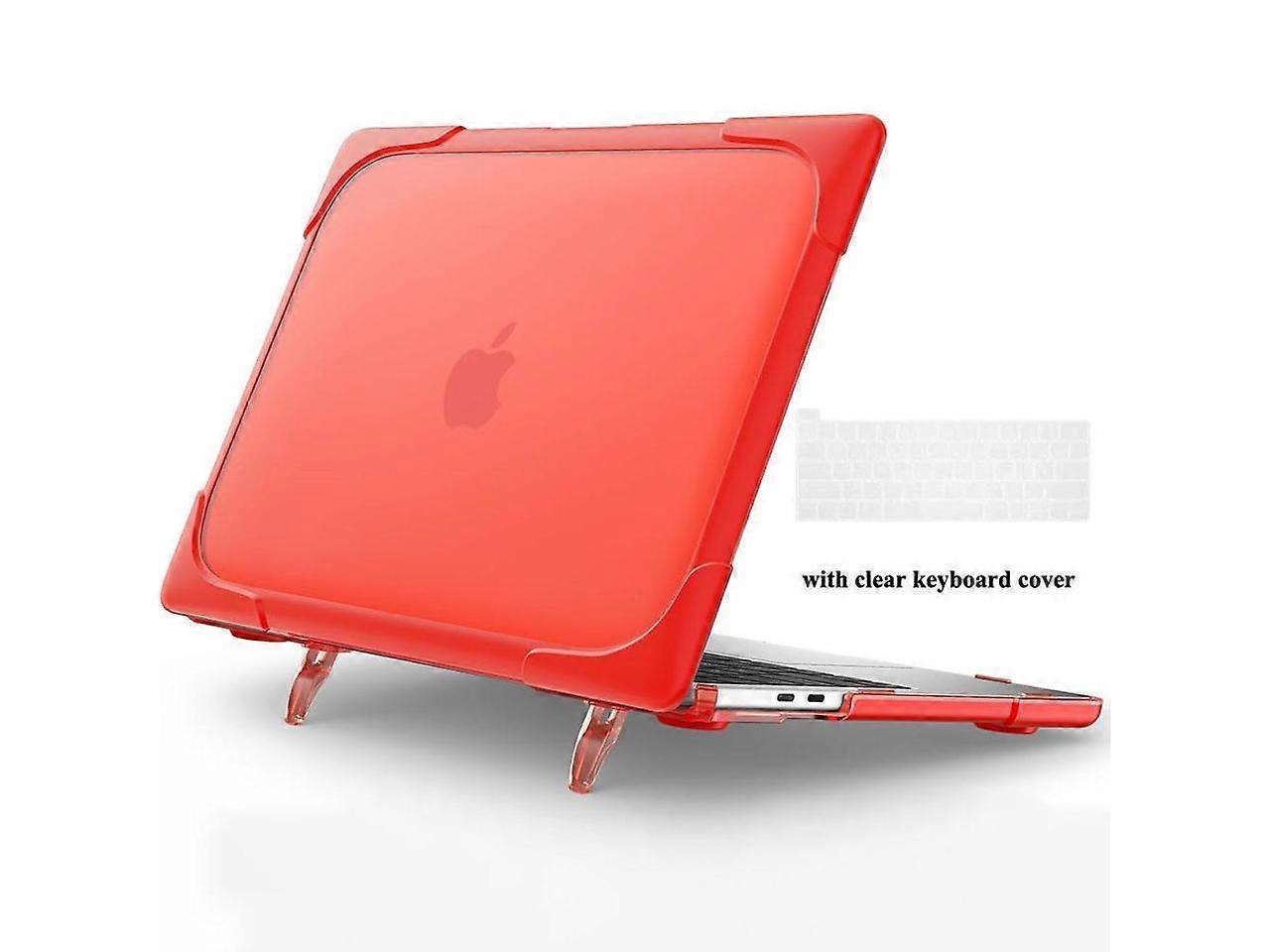 Rubberized Protective Case with Foldable Stand & Keyboard Cover for Apple Macbook Pro 16 inch 2021 2020 2019 Model A2141 with Touch Bar and Touch ID