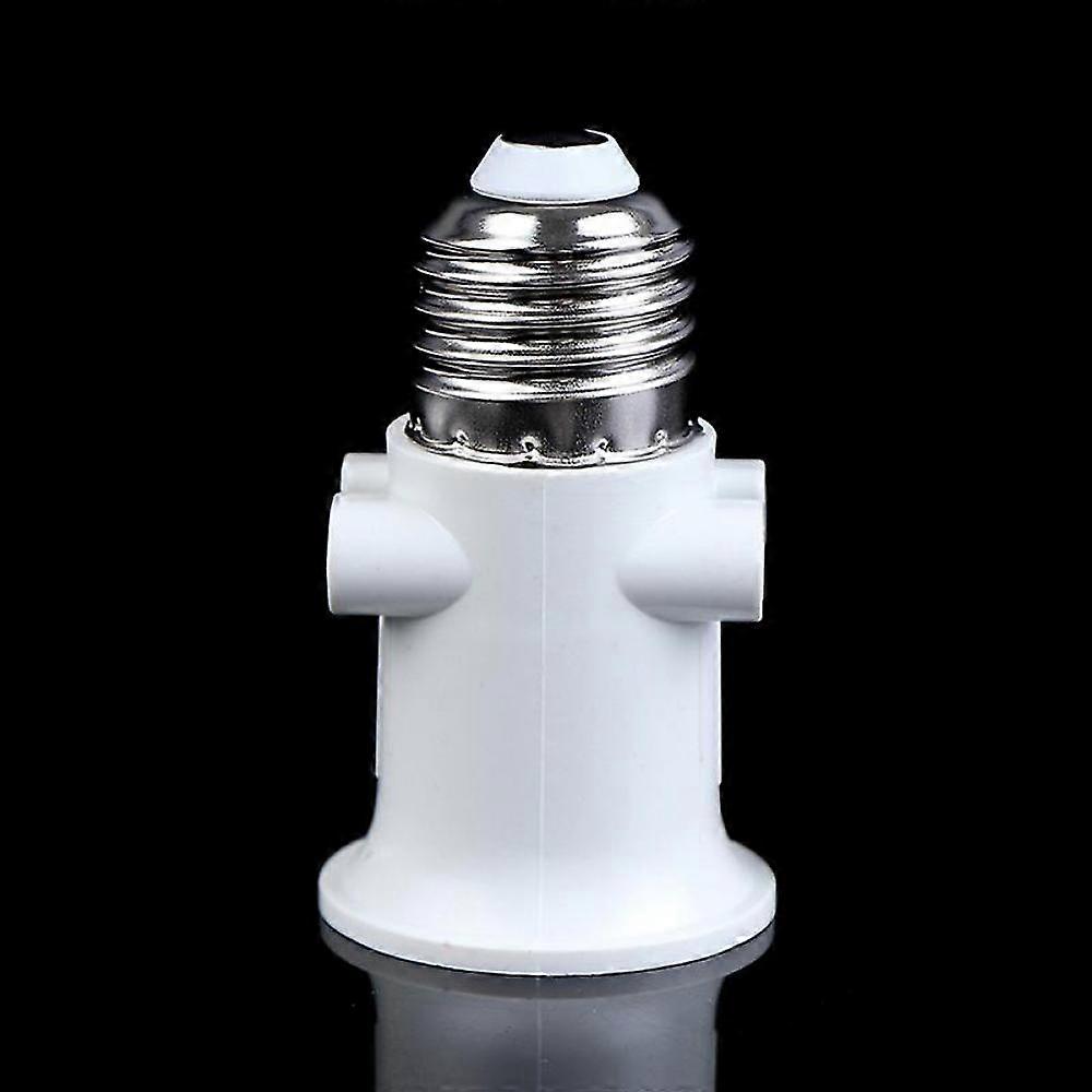 Ac100-240v E27 Bulb Adapter Lamp Holder Base Socket Conversion With Eu Plug AWJ