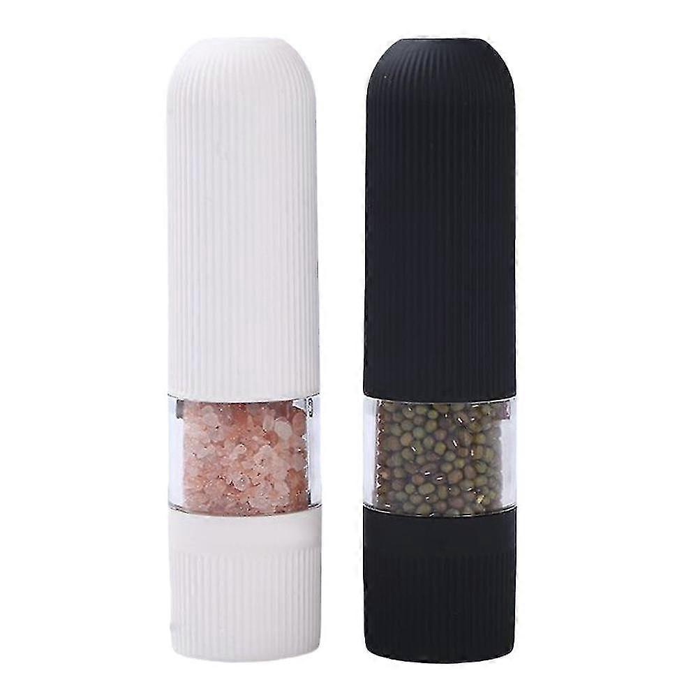 Sal elétrico e - Bateria operada com moinho de pimenta salgada com tampa inferior