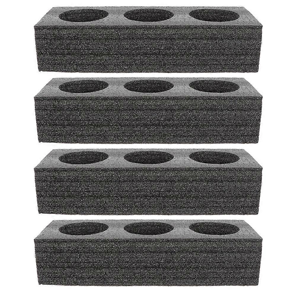 4pcs Milk Tea Cup Holders 3-hole Portable Coffee Cup Beverage Packing Tools