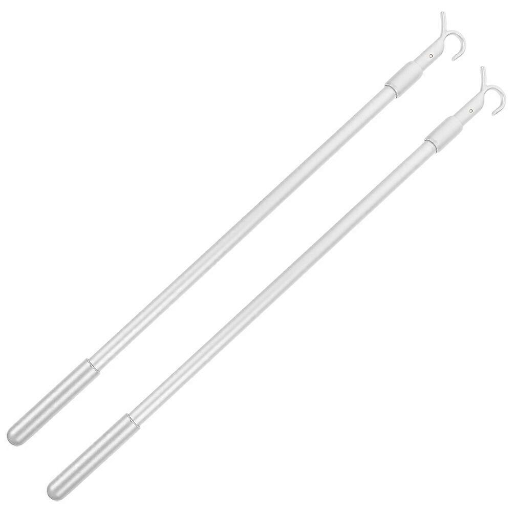 2pcs Curtain Pull Wand Adjustable Drapery Pull Rod Curtain Pull Wand Curtain Accessory