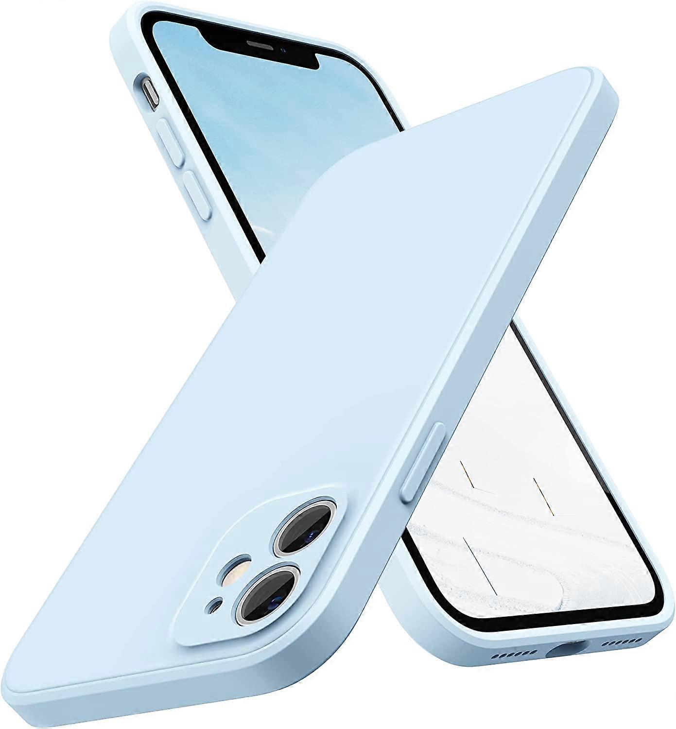Square Silicone Case Compatible with iPhone 11 Case with Camera Protection, Slim Liquid Silicone Phone Case (Individual Protection compatible  Each Le