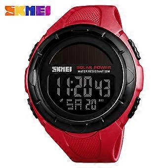 SKMEI Luxury Brand Men's Sports Watches Solar Power Digital Male Watch Waterproof Electronic Wrist Watch Men Relogio Masculino