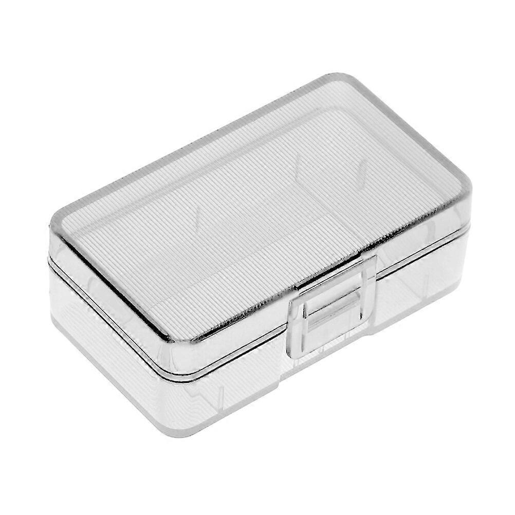 Storage Box Battery Case Holder Plastic Transparent Cover Case for Single 9V Battery