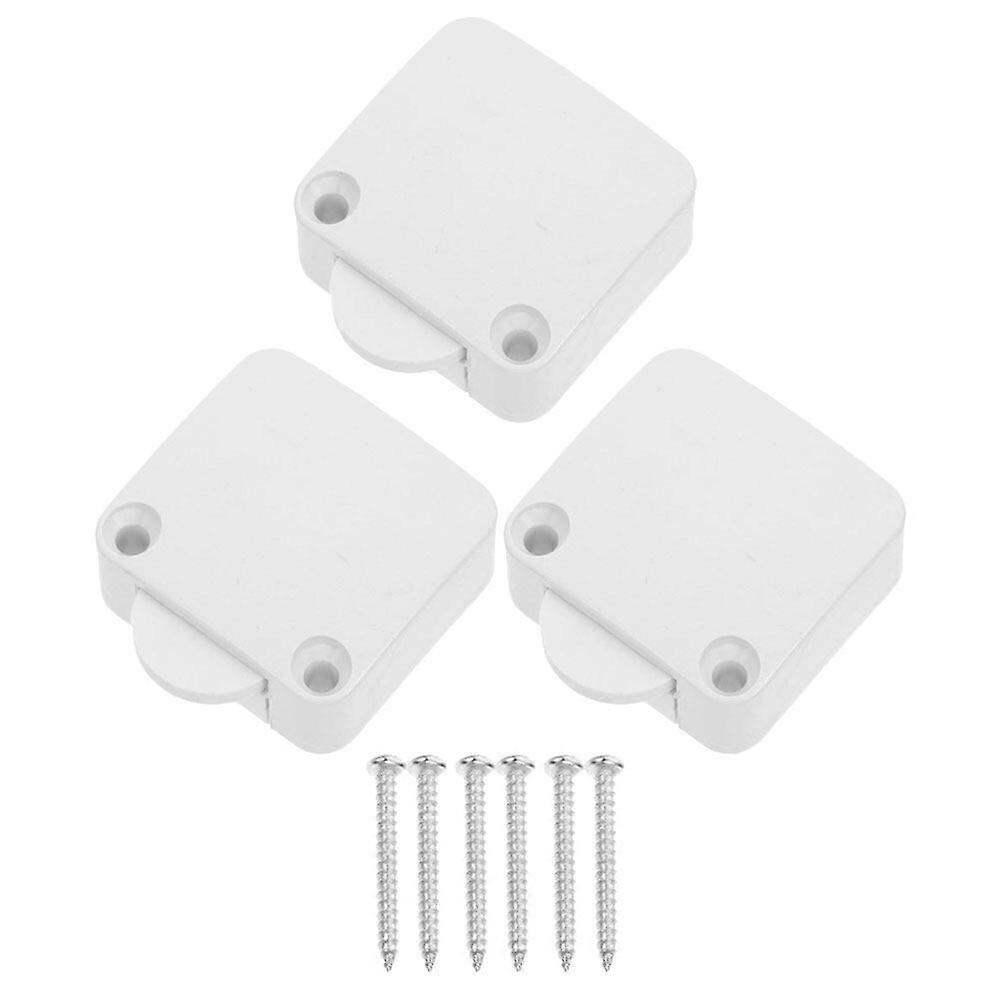 3pcs Door Switch Cabinet Lamp Switch Touch Switch For Wardrobe Closet Drawer