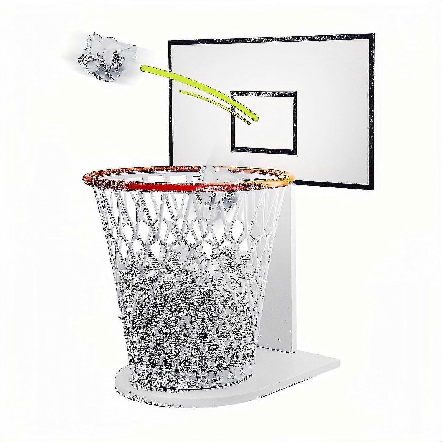 Trash Can Basketball Hoop, Basketball Trash Can, Basketball Rack Storage Basket, Trash Can Basketball Hoop (excluding Trash Can)