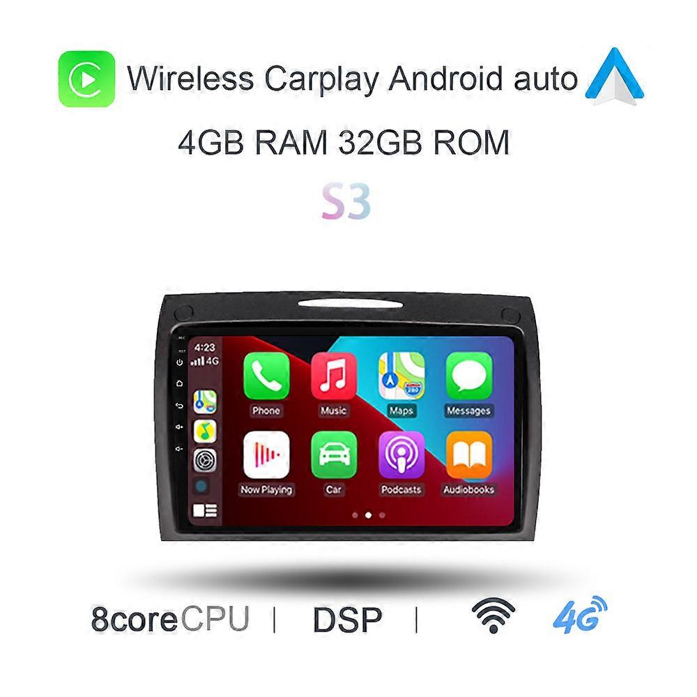 720P 360 6GB+128GB Carplay DSP Android 11.0 Car DVD Player GPS map WIFI Stereo RDS Radio For Benz SLK R171 W171 2000 2001-2011