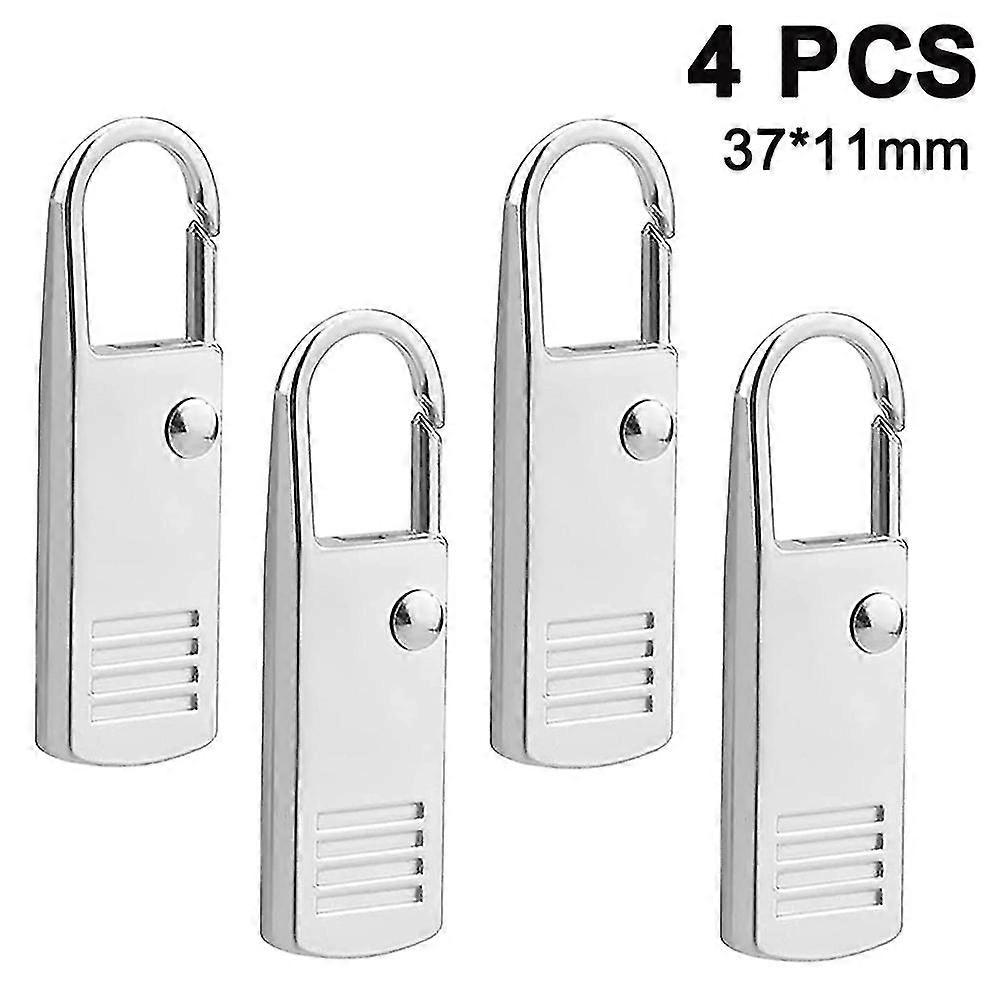 4pcs Zipper Pull Tab Remplacement Bagages Zipper Pull Extension Sac à dos