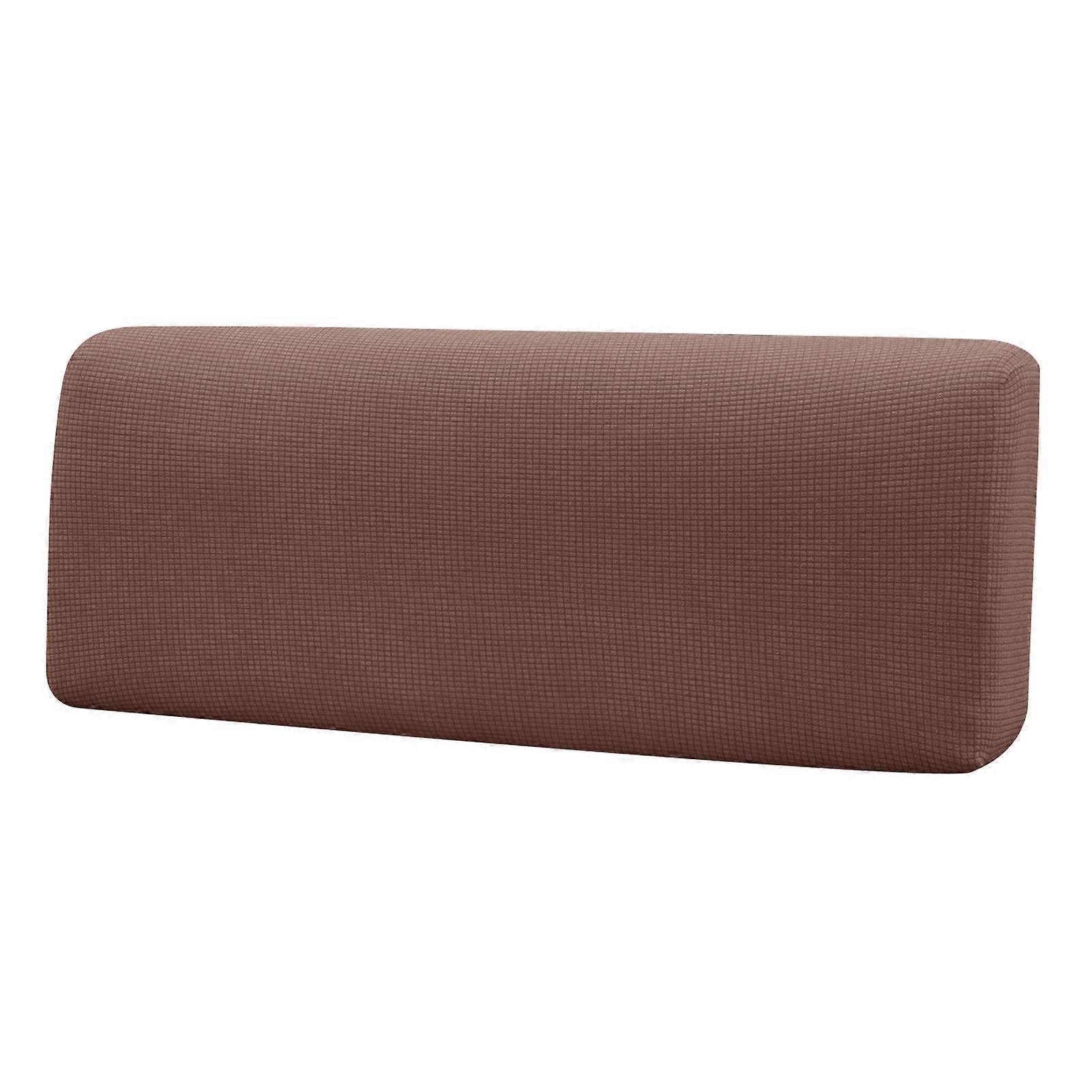 RV Dinette Cushion Cover Waterproof High Elasticity Corn Particle Texture Solid Color Machine Washable Booth Protective Sleeve for 99-127cm RV Seat