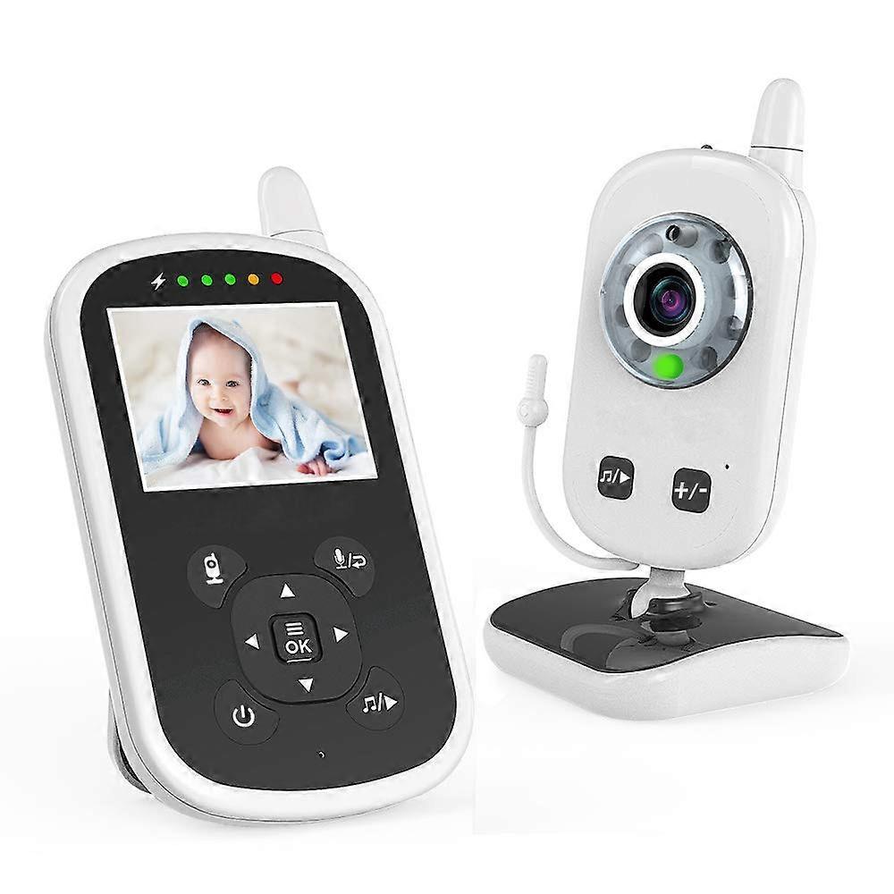 Baby Monitor UU24 Night Vision Two Way Camera Temperature Monitor Lullaby White
