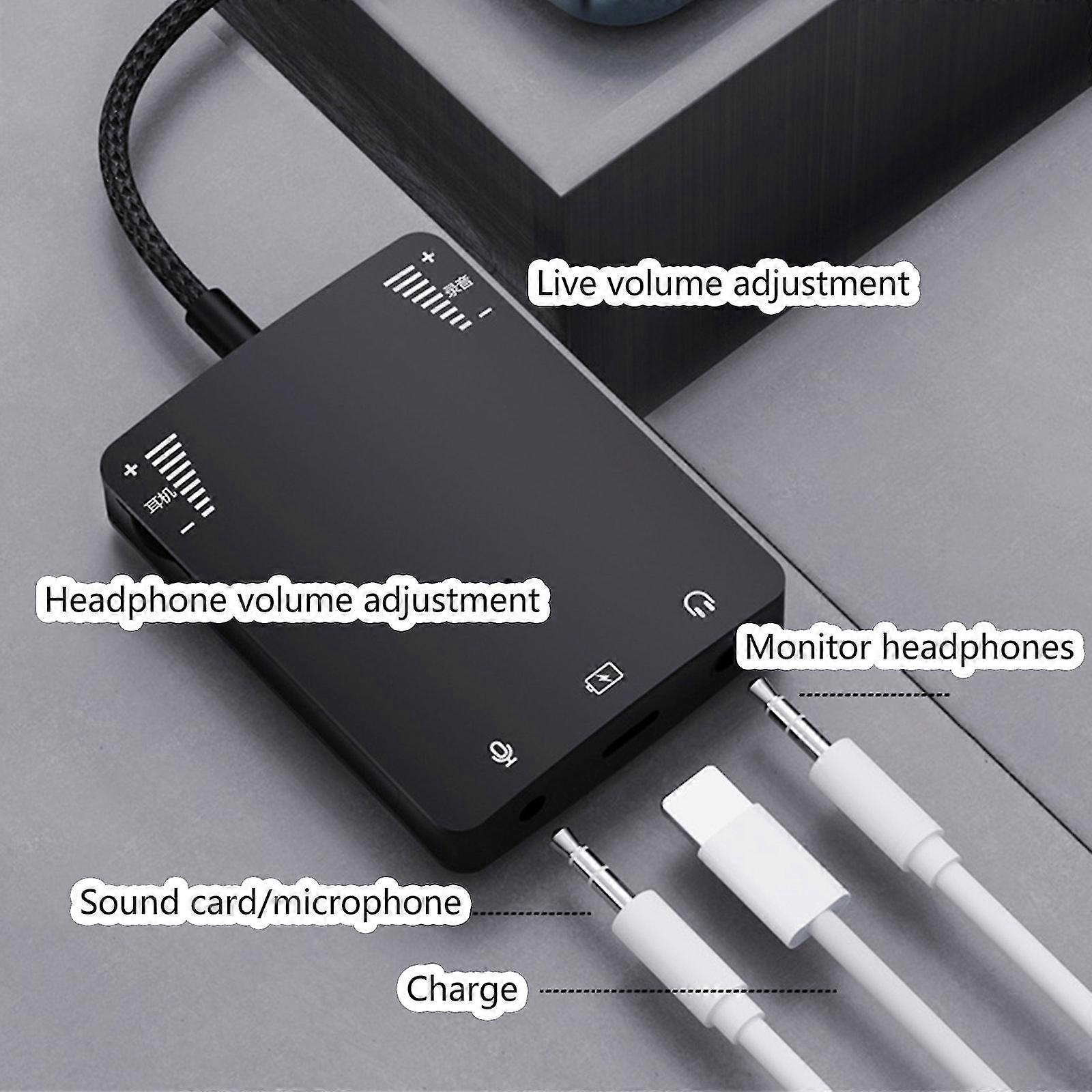 Type-c Sound Card Usb-c 3.5mm Audio Interface For Earphone Speaker Computers