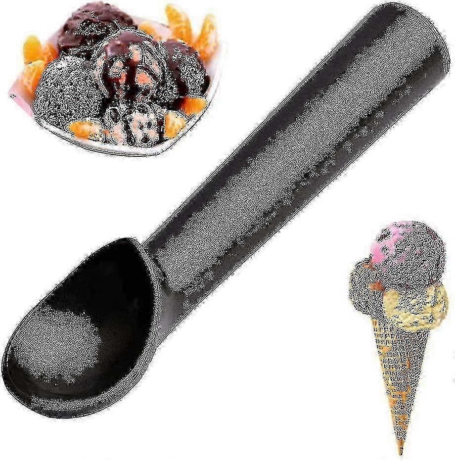 18 Cm Long Non-stick Antifreeze Ice Cream Scoop (black)han