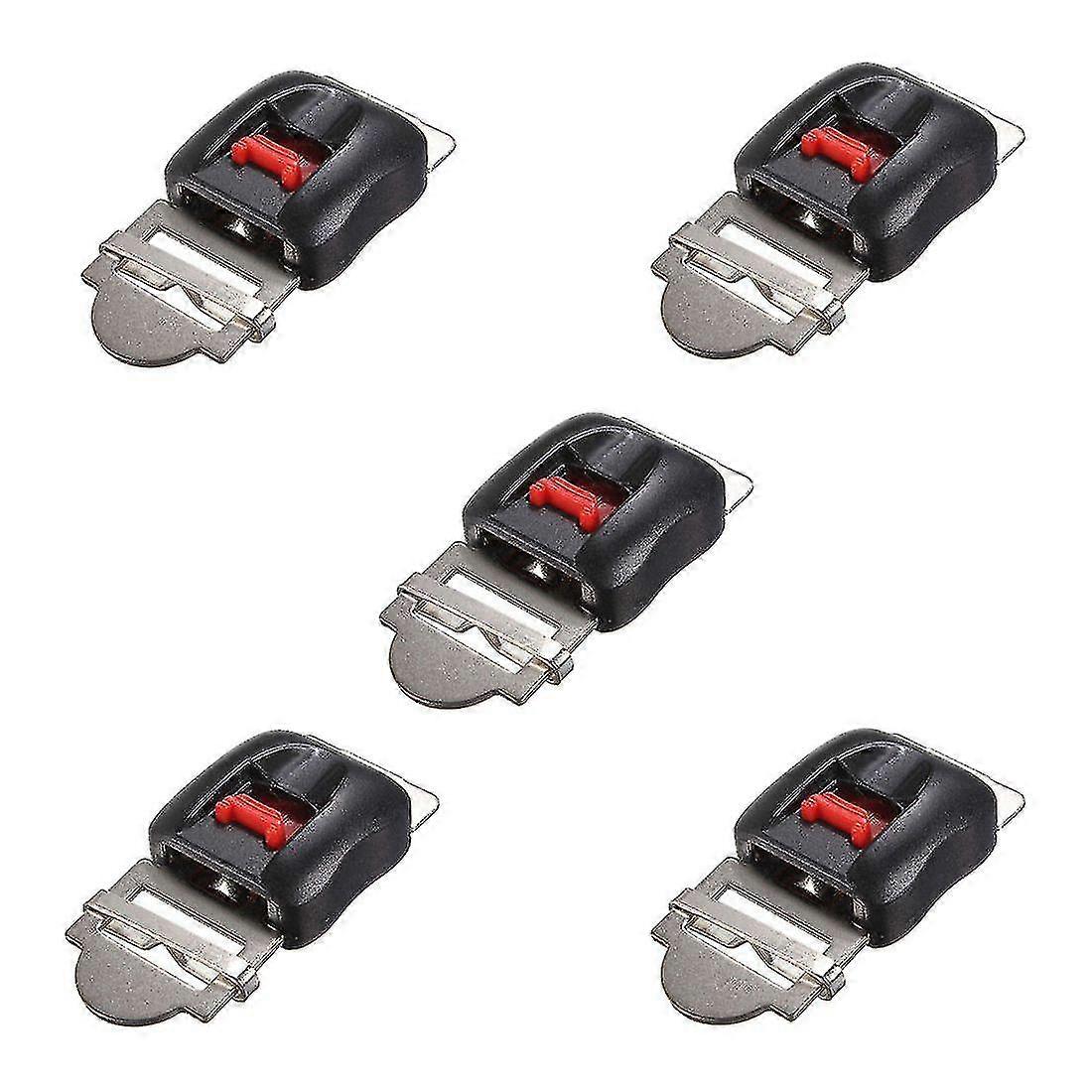 Compatible With5pcs Motorcycle Helmet Clip Chin Strap Quick Release Buckle